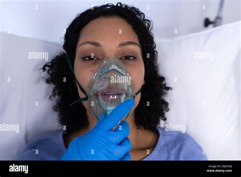 Teenage African Female Hospital Patient With Oxygen Mask High Res Stock Hot Sex Picture