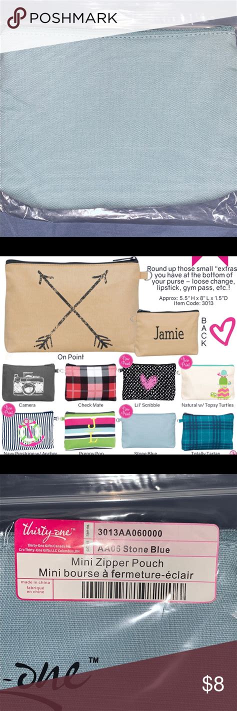 Thirty One Mini Zipper Pouch Zipper Pouch Thirty One Thirty One Bags
