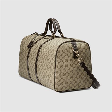 Lyst Gucci Large Carry On Duffle Bag In Natural For Men