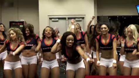 Houston Texans Cheerleaders Sexiest Locker Room Celebration Ever