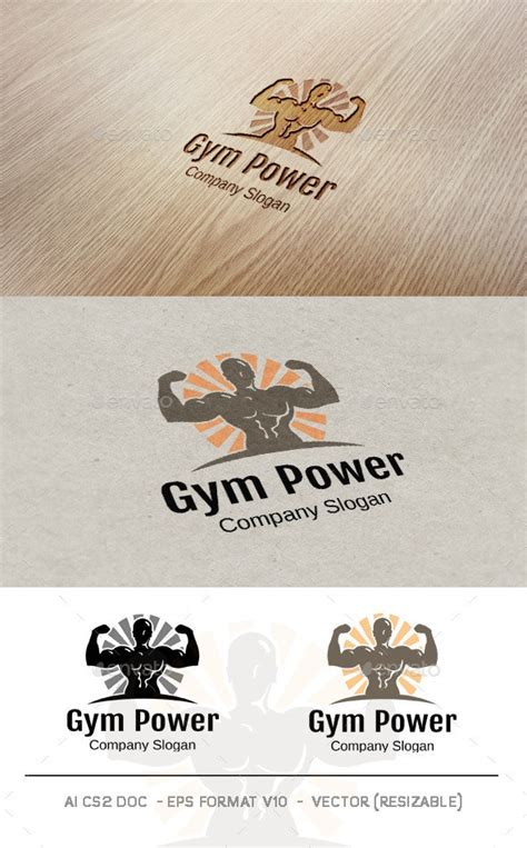 Gym Power Logo By Mr Goro Graphicriver