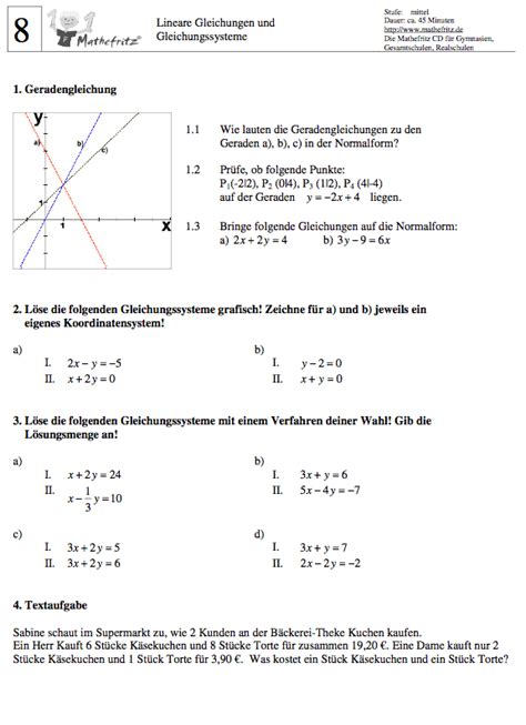 Lineare gleichungssysteme mit 3 unbekannten.pdf. Lineare Gleichungssysteme Textaufgaben: Aufgaben lineare ...