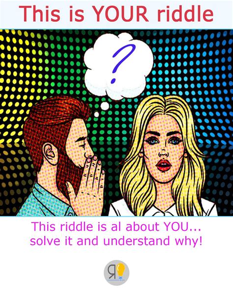 This Is Your Riddle Find This Riddle With Answer And More Brainteasers