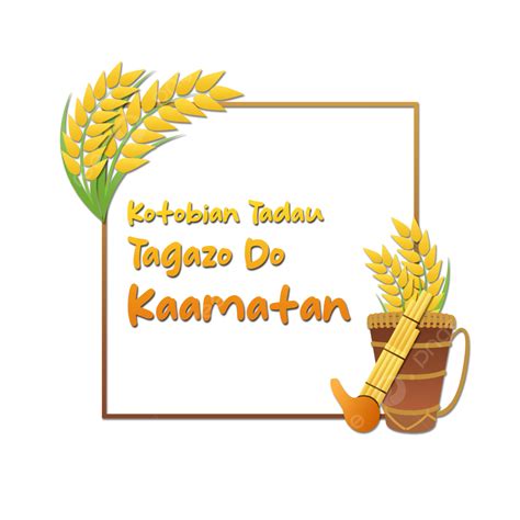 馬來西亞沙巴的 Kadazan Dusun 慶祝pesta Kaamatan 豐收節 沙巴 Kaamatan 卡扎恩素材圖案，psd和