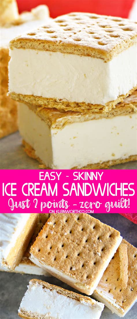 Easy Skinny Ice Cream Sandwiches Taste Of The Frontier