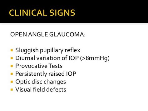 Diagnosis Of Glaucoma