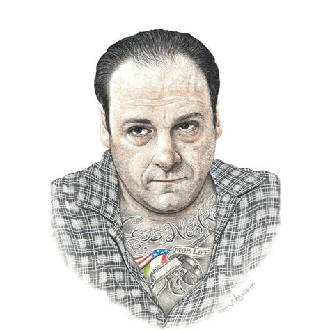 Wayne Maguire Tattooed Tony Soprano Inked Ikon Poster Print 5057833112627 Ebay Tony Soprano