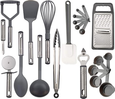 Having a reliable helper around while prepping a large family meal would certainly be beneficial. Cooking Utensils Set-Kitchen Accessories, Nylon Cookware ...