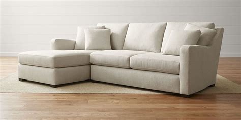 Verano Sectional Sofas Crate And Barrell Sectional Sofa With Chaise
