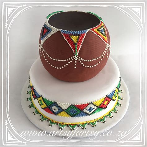 African Pot Wedding Cake #africanpotweddingcake | African wedding cakes