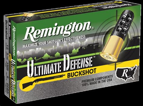 Remington Hd Ultimate Home Defense Shotshell Loads Buckshot 12 Gauge 2