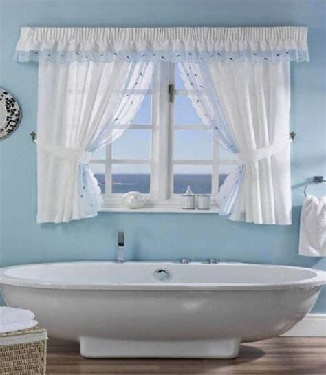 20 bathroom window treatment ideas to dress up your space. Top 49 ideas about Bathroom curtains on Pinterest | Voile ...