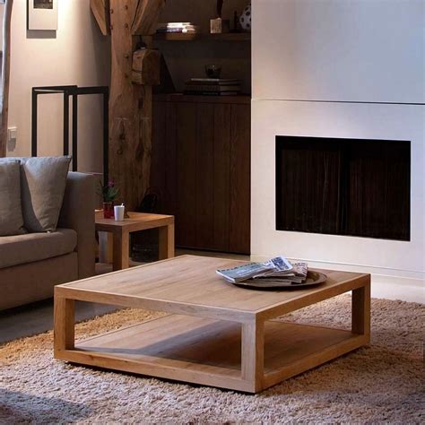 Big Square Coffee Table Wood 51 Square Coffee Tables That Every
