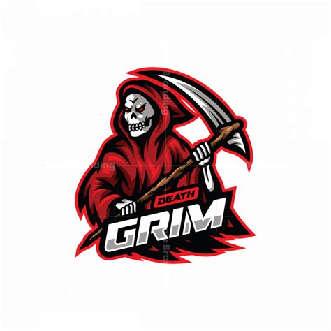 Grim Reaper Mascot Logo