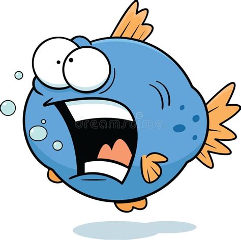 Cartoon Funny Fish Stock Vector Illustration Of Drawing 79929387