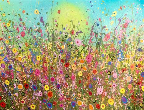 Yvonne Coomber Your Love Surrounds Me Abstract Landscape