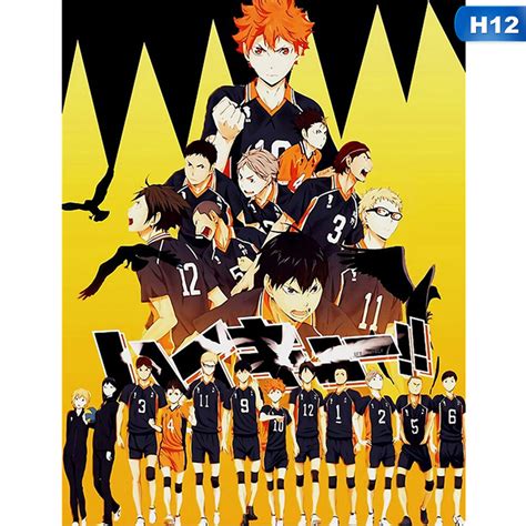 Haikyuu Poster Anime Poster Manga Poster Comic Poster Cartoon Poster