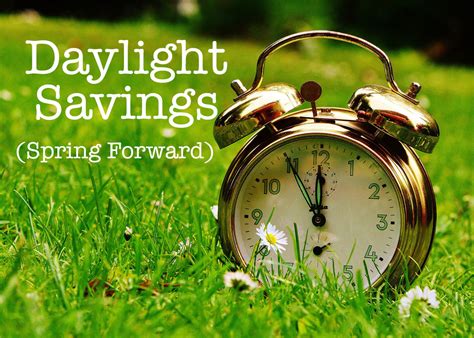 Spring Ahead Daylight Savings Time St James Anglican Church