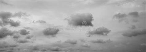 Panorama Of A Gray Sky With Clouds High Resolution No Birds No Noise