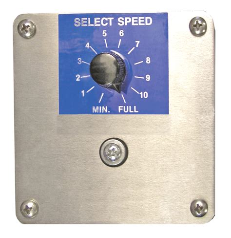 Manual Speed Control Ssc 240v Or Ssc1120v Munters