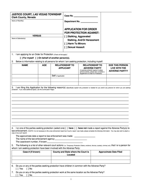 Application Order Protection Aggravated 2011 2023 Form Fill Out And