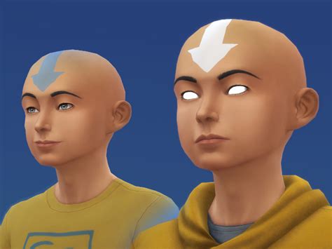 The Sims Resource Avatar Aangs Airbender Tattoos And Scars