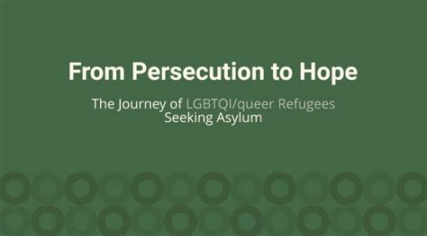 From Persecution To Hope The Journey Of Lgbtqi Refugees Seeking Asylum Megonerses Psychotherapy
