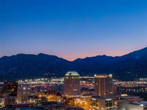 Dusk Falls Over Downtown Colorado Springs Whats Your Favorite
