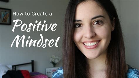 How To Create A Positive Mindset Youtube