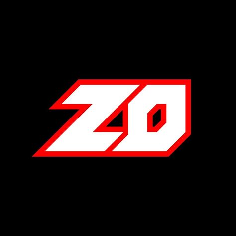 Diseño De Logotipo Zd Diseño Inicial De Letras Zd Con Estilo De