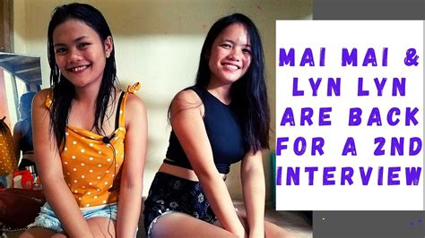 beautiful filipina province girls mai mai and lyn lyn are back to talk abut philippines life