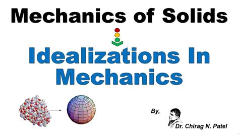 Mechanics Of Solidsidealizations In Mechanics Mechanic Body How To