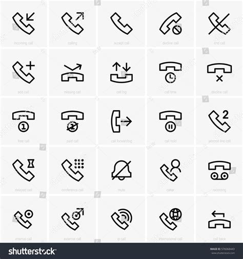 Phone Call Icon Stock Vector Royalty Free 576068443 Shutterstock