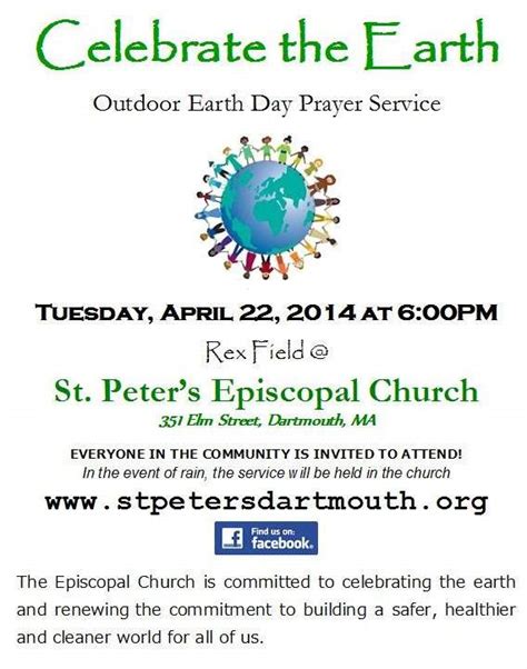 Celebrate The Earth An Earth Day Prayer Service New Bedford Guide