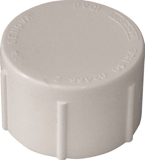 Pvc 1 Inch Cap Fipt 1 Inch Pvc Fittings The Home Improvement Outlet