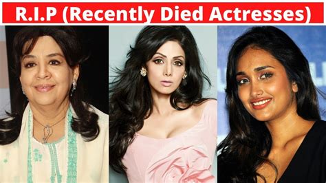 10 Famous Bollywood Actresses Who Died Recently Sridevi Irrfan Khan Rishi Kapoor 2020