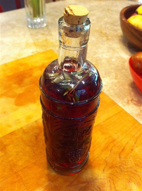 Distilled vinegar/grain vinegar/spirit vinegar/white vinegar. Recipe- Homemade Herb Vinegar & Herb Vinaigrette Dressing ...