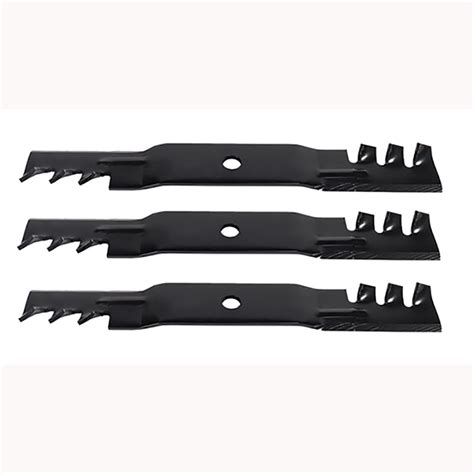 M113518 M115496 3 Toothed Mulcher Mower Blades For John Deere 54