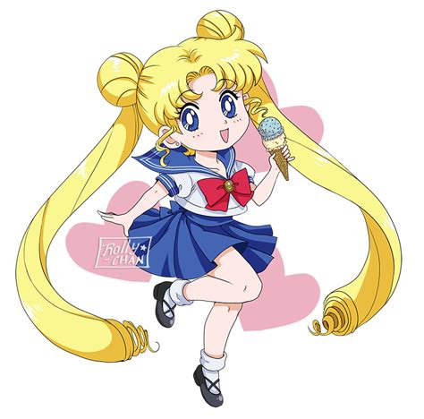 Sailor Moon Chibi Usagi By Rollychanart On Deviantart