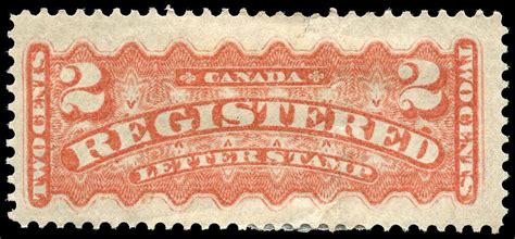 Buy Registration #F1a  (1875) 2¢  Vermilion  Arpin Philately