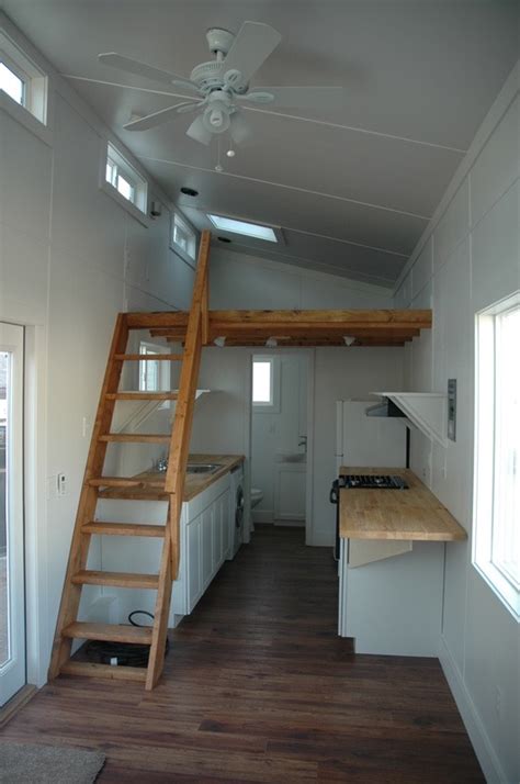 For added features we can build hand rails and install windows if you wish. 26' Tiny House RV with Shed-style Roof by Tiny Idahomes