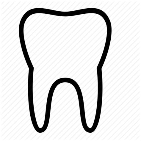 Free Printable Tooth Outline