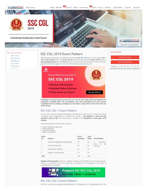 Ssc Cgl Coaching Institute In Laxmi Nagar Delhi Career Power