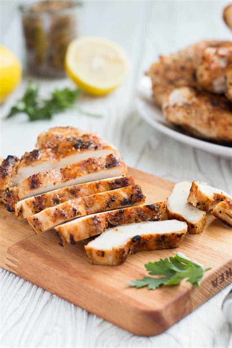 You'll cut the breast open, stuff it with mozzarella cheese, then bread the chicken. Freezer Staples: Grilled Chicken | Make-Ahead Meal Mom