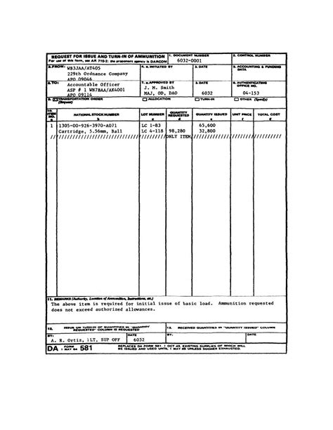 Da Form 5692 Fillable Printable Forms Free Online