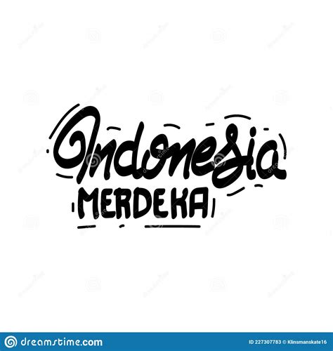 Indonesia Local Hand Lettering Typography Design Vector Cartoondealer