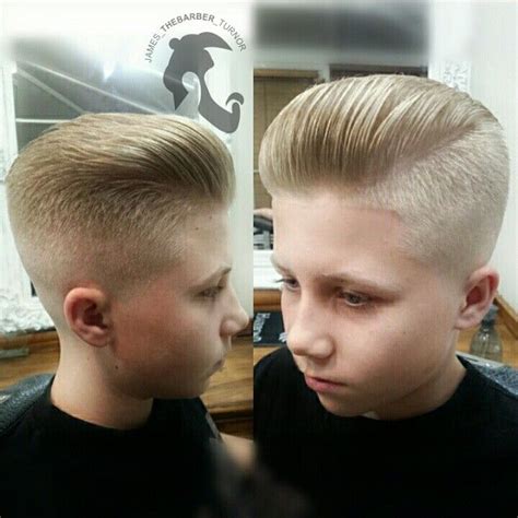 By blending and fading the hair on the sides, from long at the top to short at the bottom, your barber can taper your fade cut into your neck and sideburns. Pin on Blonde Hair