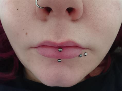 I Think My Vertical Labret Is Crooked Rpiercingadvice