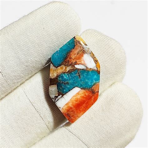 Spiny Oyster Copper Turquoise Crystal Gemstone High Quality Etsy