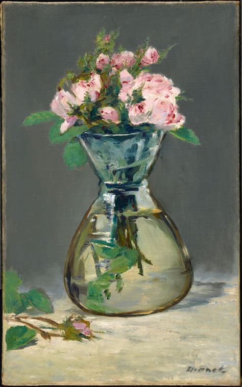 Rosas En Un Jarrón Edouard Manet Historia Arte Ha